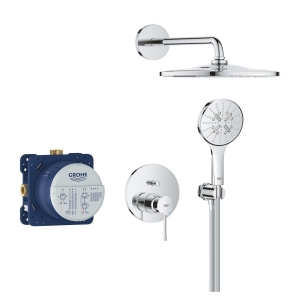 Душевая система GROHE Essence со смесителем для ванны, хром (25287000)
