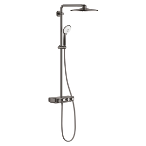 Душевая система с термостатом GROHE Euphoria SmartControl 310 DUO, темный графит глянец (26507A00)