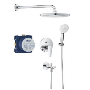 Душевая система GROHE BauEdge со смесителем для ванны, хром (25291000)