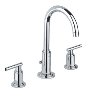 Смеситель для раковины GROHE Atrio Jota двухвентильный на 3 отверстия, с донным клапаном, хром (20009000)