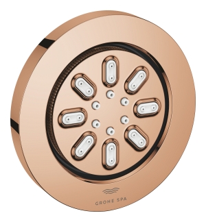 Боковой душ GROHE Rainshower Aqua, круглый, 2 режима струи, теплый закат глянцевый (26801DA0)