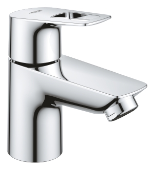 Кран для раковины GROHE BauLoop, без функции смешивания, гладкий корпус, хром (20422001/U) (УЦЕНКА - Царапины на корпусе)