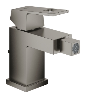 Смеситель для биде GROHE Eurocube с донным клапаном, темный графит матовый (23138AL0)