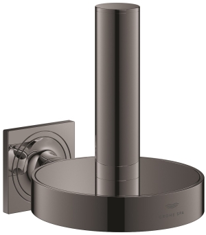 Держатель запасного рулона туалетной бумаги GROHE Allure, темный графит глянец (40956A01)