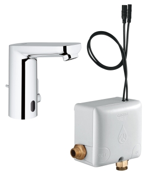 Смеситель для раковины GROHE Eurosmart Cosmopolitan E Powerbox инфракрасный, хром (36386001)