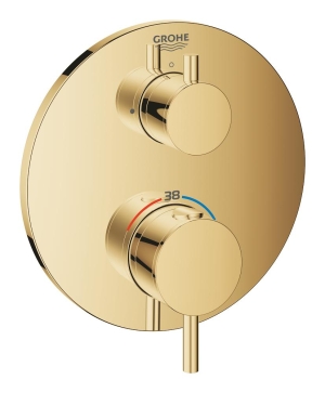 Внешняя часть термостата для душа GROHE Atrio на 2 потребителя, холодный рассвет глянец (24134GL3)
