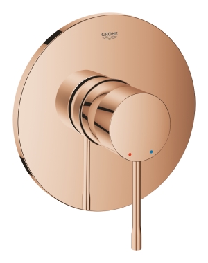 Внешняя часть смесителя для душа GROHE Essence скрытого монтажа, круглая, теплый закат глянец (24168DA1)