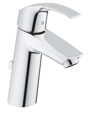 Смеситель для раковины GROHE Eurosmart с донным клапаном, M-Size, хром (23322001)