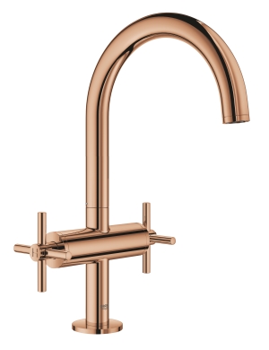 Смеситель для раковины GROHE Atrio двухвентильный, теплый закат глянец (21019DA3)