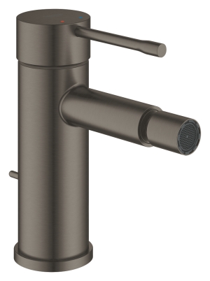 Смеситель для биде GROHE Essence с донным клапаном, темный графит матовый (24178AL1)