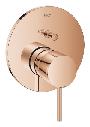Внешняя часть смесителя для ванны GROHE Atrio на 2 потребителя, теплый закат глянец (24066DA3)
