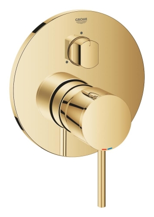 Внешняя часть смесителя для ванны GROHE Atrio на 3 потребителя, холодный рассвет глянец (24096GL3)