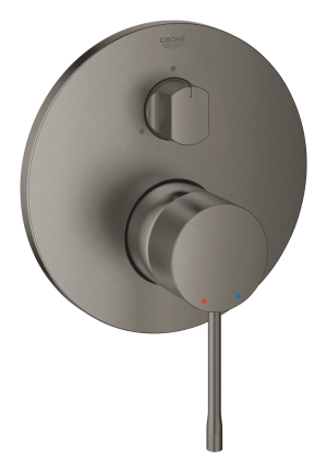 Внешняя часть смесителя для ванны GROHE Essence на 3 потребителя, темный графит матовый (24169AL1)
