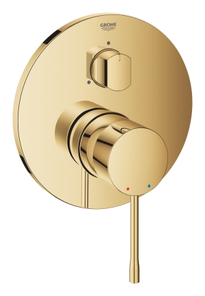 Внешняя часть смесителя для ванны GROHE Essence на 3 потребителя, холодный рассвет глянец (24169GL1)