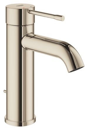 Смеситель для раковины GROHE Essence с донным клапаном, S-size, никель глянцевый (24171BE1)