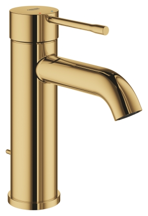 Смеситель для раковины GROHE Essence с донным клапаном, S-size, холодный рассвет глянец (24171GL1)