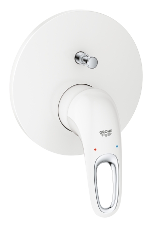 Внешняя часть смесителя для ванны GROHE Eurostyle, белая луна (24049LS3)