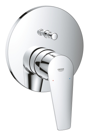 Внешняя часть смесителя для ванны GROHE BauEdge, хром (24162001)