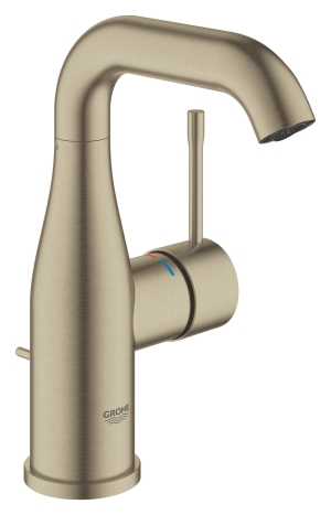 Смеситель для раковины GROHE Essence с донным клапаном, M-size, никель матовый (24173EN1)