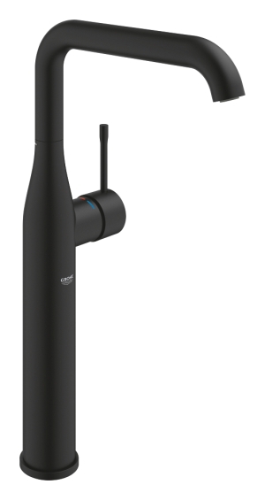 Смеситель для раковины GROHE Essence без донного клапана, XL-size, фантомный черный (24170KF1)
