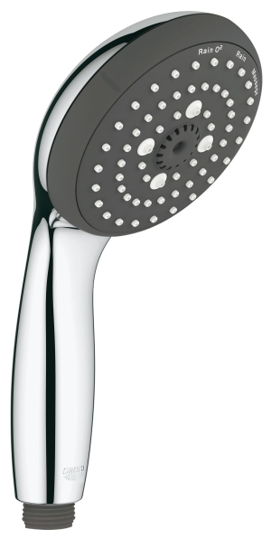 Ручной душ GROHE Vitalio Start 100, 3 режима, хром/черный (26031000)