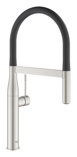 Смеситель для кухни GROHE Essence c профессиональным изливом, суперсталь (30503DC0)