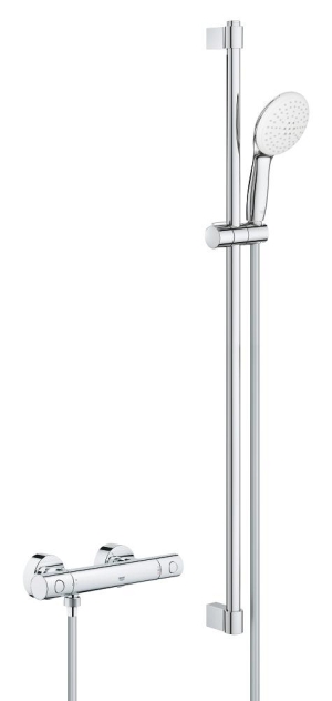 Термостат для душа GROHE Grohtherm 800 Cosmopolitan с душевым гарнитуром, хром (34769001)