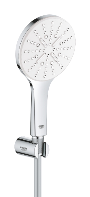 Душевой набор GROHE Rainshower SmartActive 130, 3 режима, 1500 мм, 9,5 л/мин, белая луна (26581LS0)