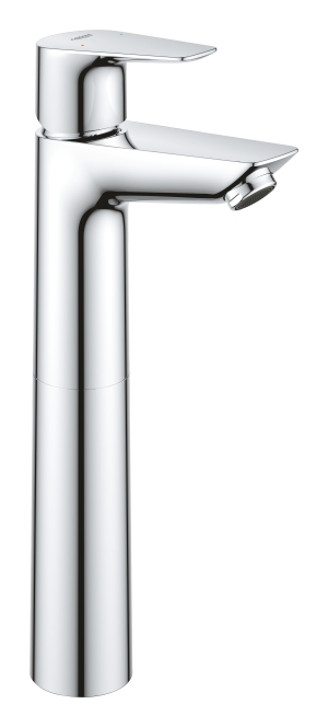 Смеситель для раковины GROHE Start Edge QuickFix с нажимным донным клапаном, XL-Size, хром (23777001)