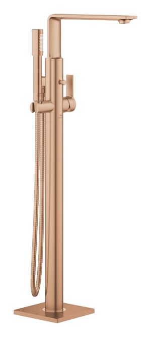 Внешняя часть смесителя для ванны GROHE Allure напольного монтажа, теплый закат матовый (25222DL1)