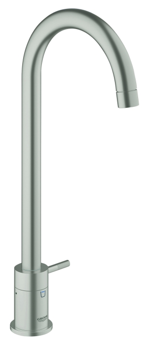 Кран для кухонной мойки GROHE Blue Pure с функцией фильтрации, без фильтра в комплекте, суперсталь (31363DC0)