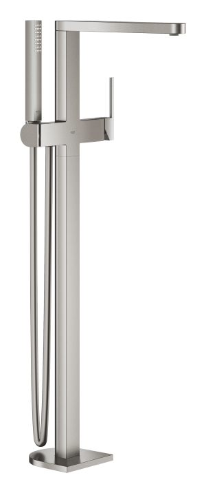 Внешняя часть смесителя для ванны GROHE Plus напольного монтажа, суперсталь (23846DC3)