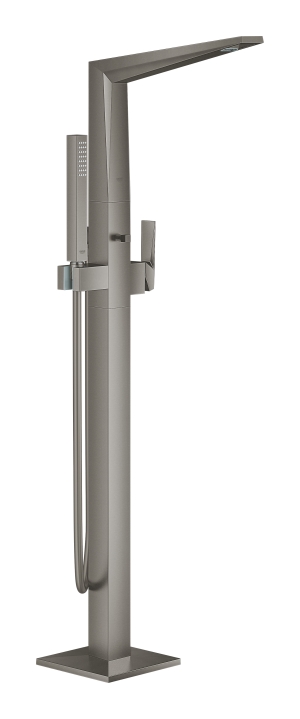 Внешняя часть смесителя для ванны GROHE Allure Brilliant напольного монтажа, темный графит матовый (23119AL0)