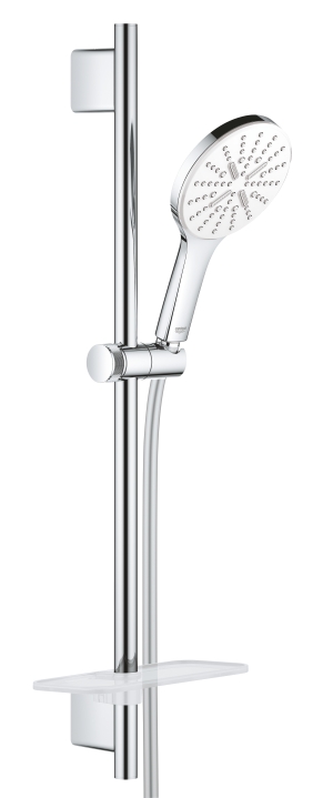Душевой гарнитур GROHE Rainshower SmartActive 130, 3 вида струй, белая луна (26577LS0)
