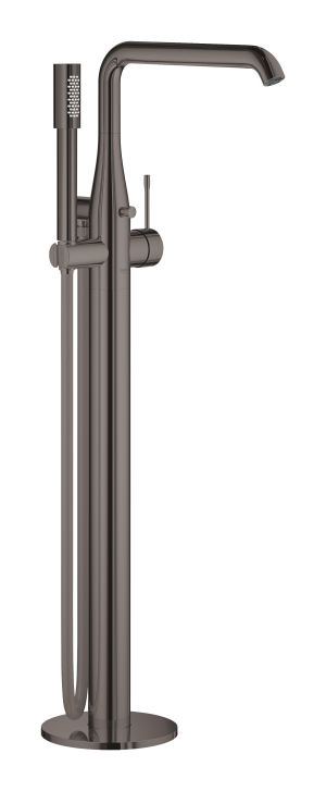 Внешняя часть смесителя для ванны GROHE Essence напольного монтажа, темный графит глянец (23491A01)