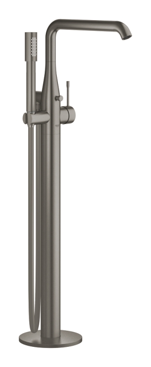 Внешняя часть смесителя для ванны GROHE Essence напольного монтажа, темный графит матовый (25248AL1)
