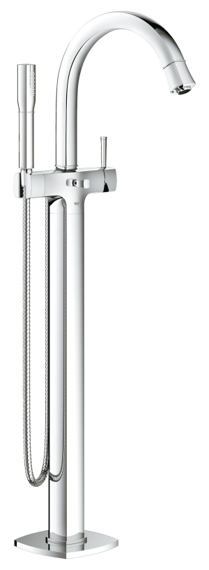 Внешняя часть смесителя для ванны GROHE Grandera напольного монтажа, хром (23318000)
