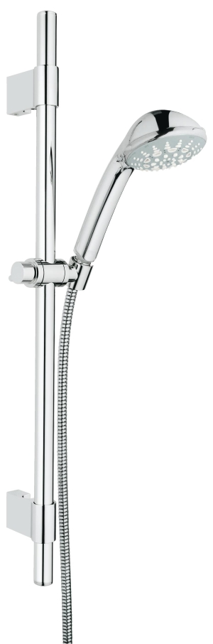 Душевой гарнитур GROHE Relexa Five 100, 5 режимов струи, душевая штанга 600 мм, 7,5 л/мин, хром (28964001)