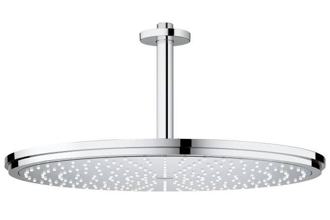 Верхний душ с душевым кронштейном GROHE Rainshower, диаметр 400 мм, хром (26256000)