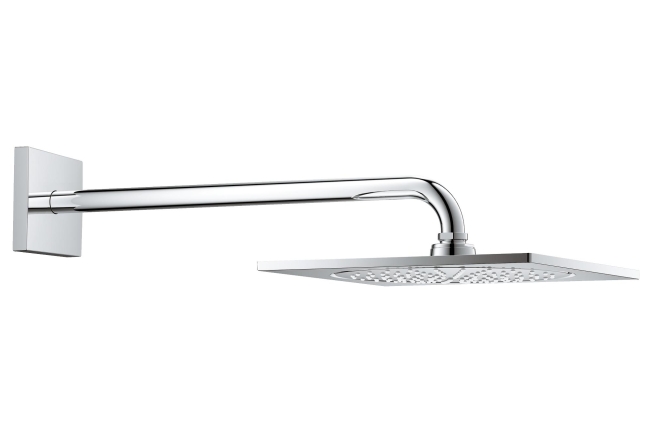 Верхний душ с душевым кронштейном GROHE Rainshower F-Series 10 дюймов, хром (26259000)