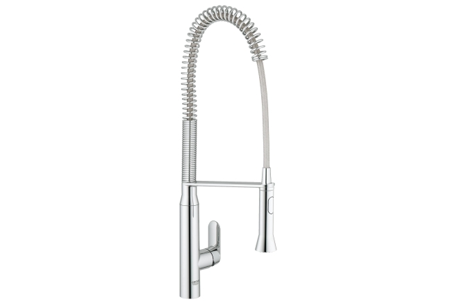 Смеситель для кухонной мойки GROHE K7 профессиональный, хром (32950000)