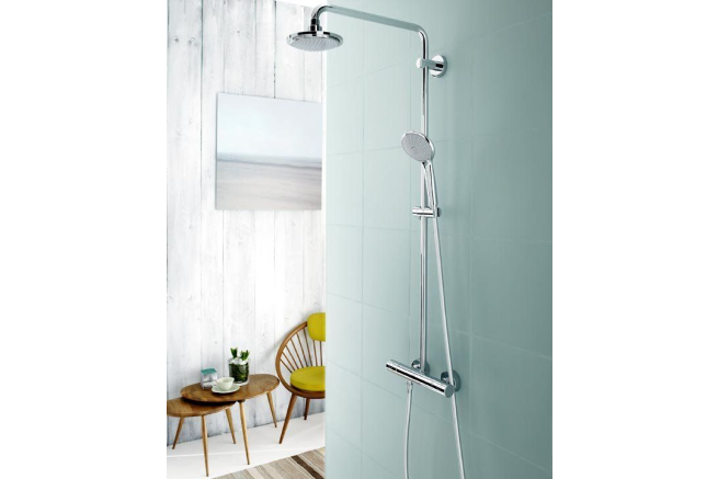 Верхний душ GROHE Euphoria Cosmopolitan, 1 режим, диаметр 180 мм, с ограничением расхода воды, хром (27492000)