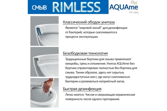 Комплект инсталляции GROHE 38772SH0 с унитазом AQUAme AQM2004 и сиденьем с микролифтом (NW0179/S)