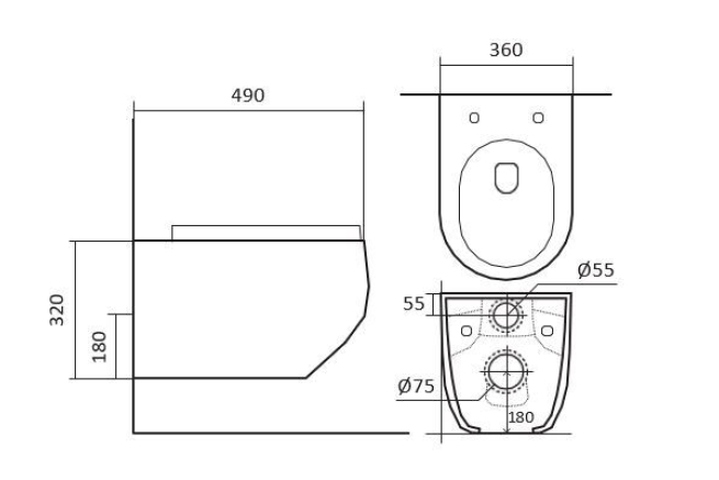 Комплект инсталляции GROHE 38772SH0 с унитазом Aquatek ЕВРОПА и сиденьем с микролифтом (NW0158/S)