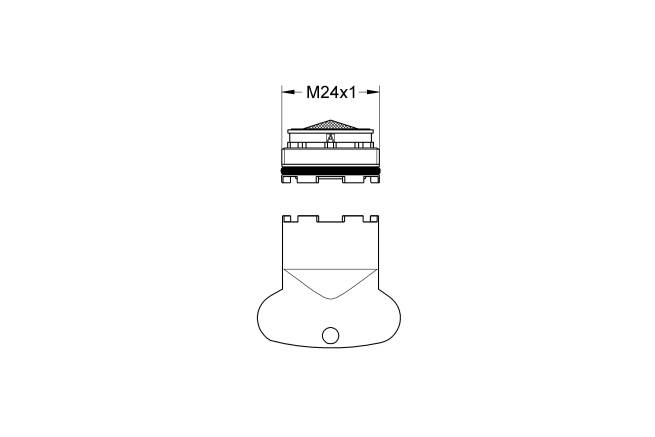 Аэратор GROHE с внешней резьбой M 24 x 1 (13926000)