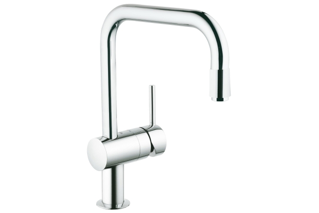 Смеситель для кухонной мойки GROHE Minta с вытяжным U-изливом, хром (32067000)