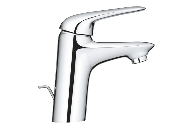 Смеситель для раковины GROHE Wave с донным клапаном, S-Size, хром (32284001)