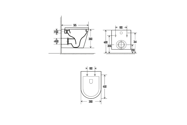 Комплект инсталляции GROHE NW0145/S с унитазом AQUAme AQM2001 и сиденьем с микролифтом (NW0181/S)