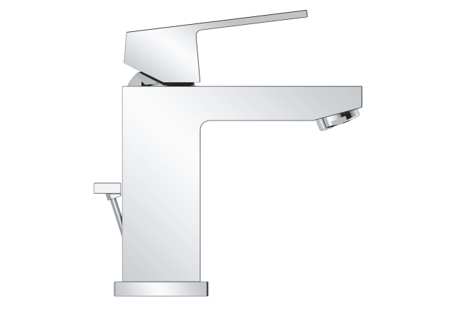 Смеситель для раковины GROHE Eurocube, хром (23127000)