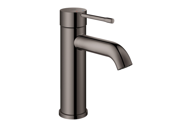 Смеситель для раковины GROHE Essence, S-size, темный графит глянец (23590A01)